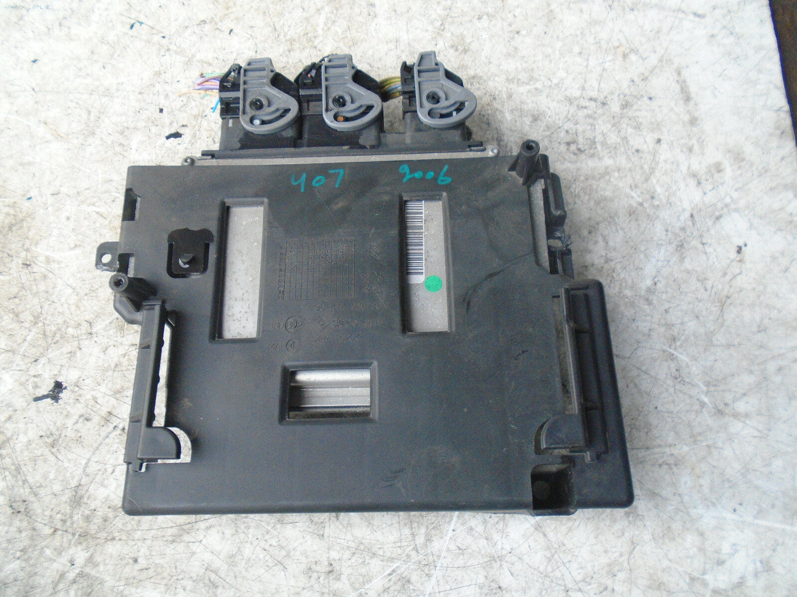 PEUGEOT 407 2006 2.0 DIESEL ECU ENGINE CONTROL MODULE UNIT 9663548180