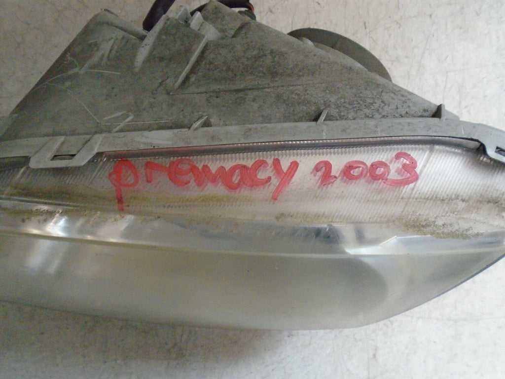 MAZDA PREMACY 2003 MK1 NS FRONT PASSENGER SIDE HEADLIGHT HEADLAMP
