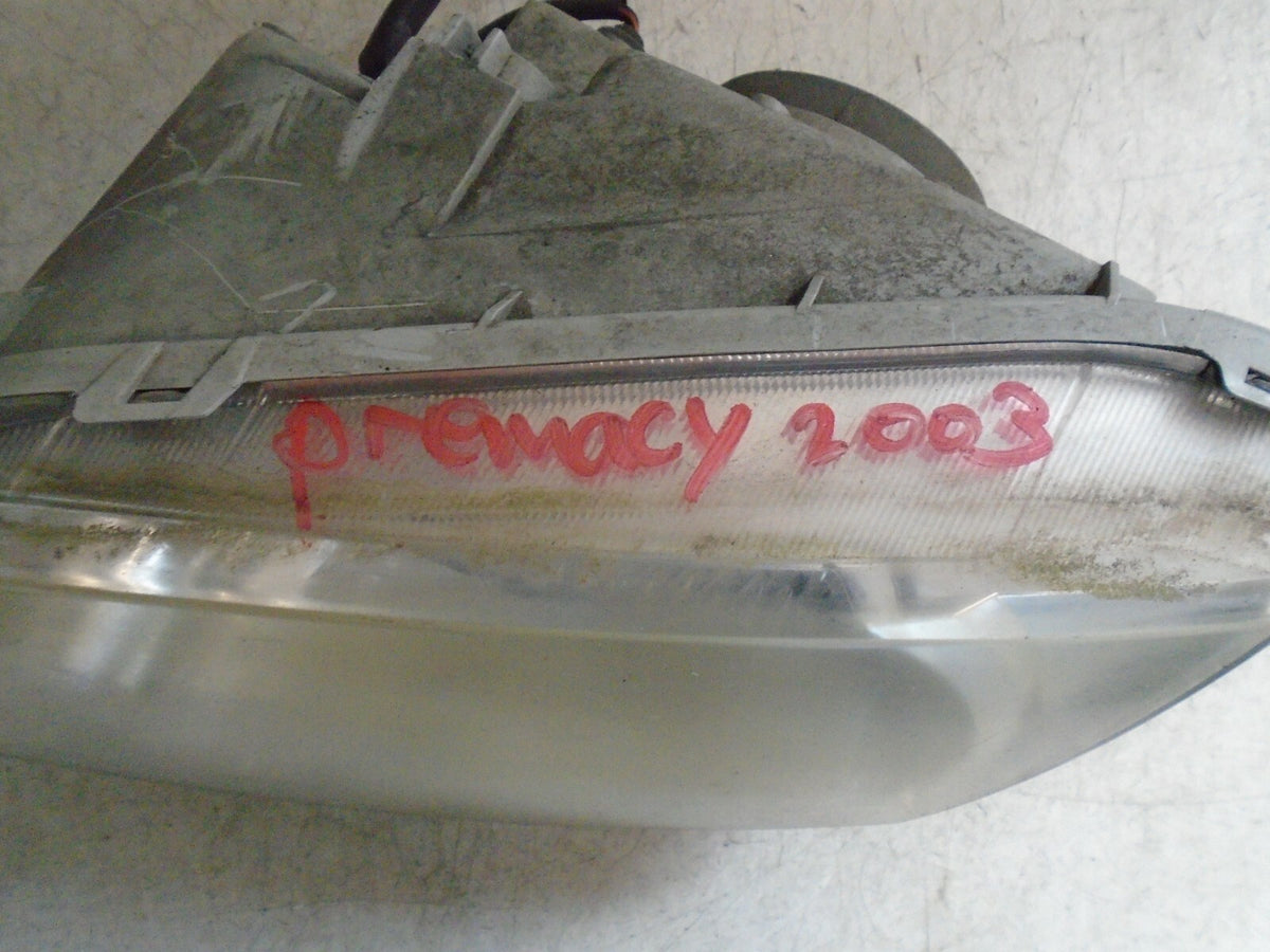 MAZDA PREMACY 2003 MK1 NS FRONT PASSENGER SIDE HEADLIGHT HEADLAMP