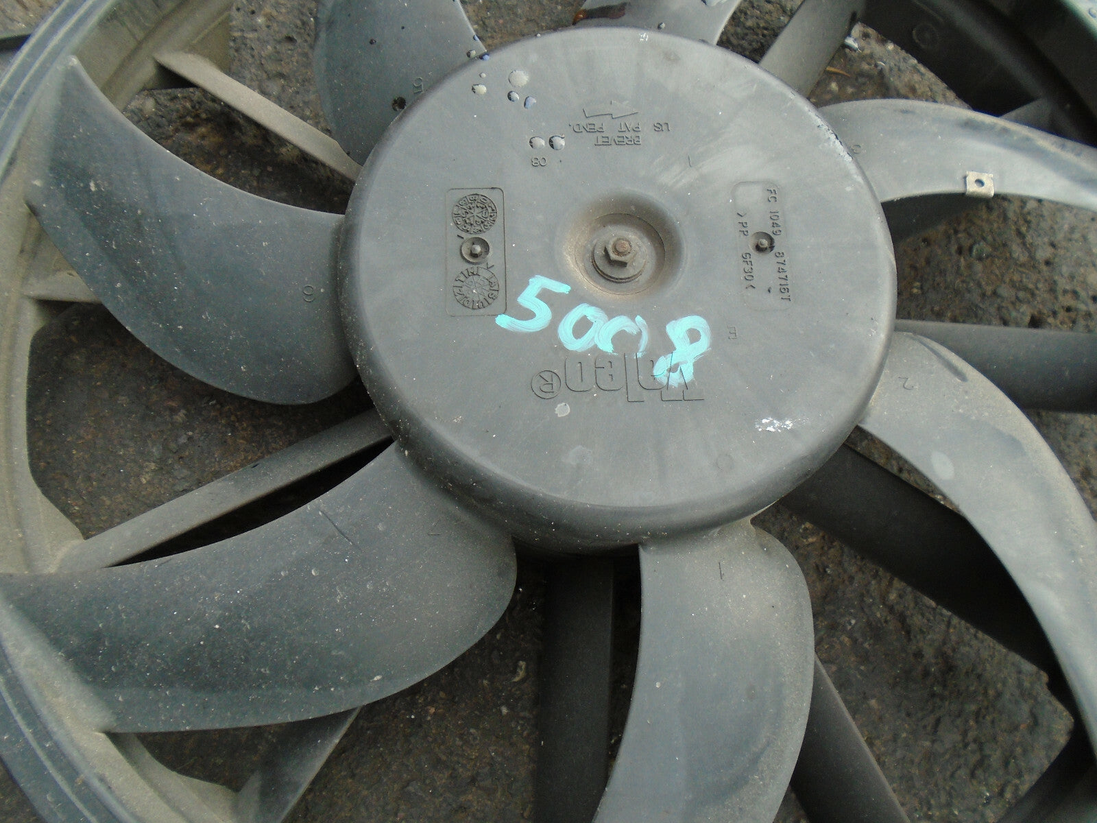 PEUGEOT 5008 2013 1.6 DIESEL HDI RADIATOR COOLING FAN
