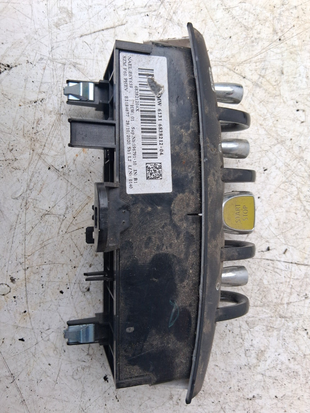 2021 BMW MINI COUNTRYMAN F60 START STOP SWITCH BUTTON PANEL 6838212