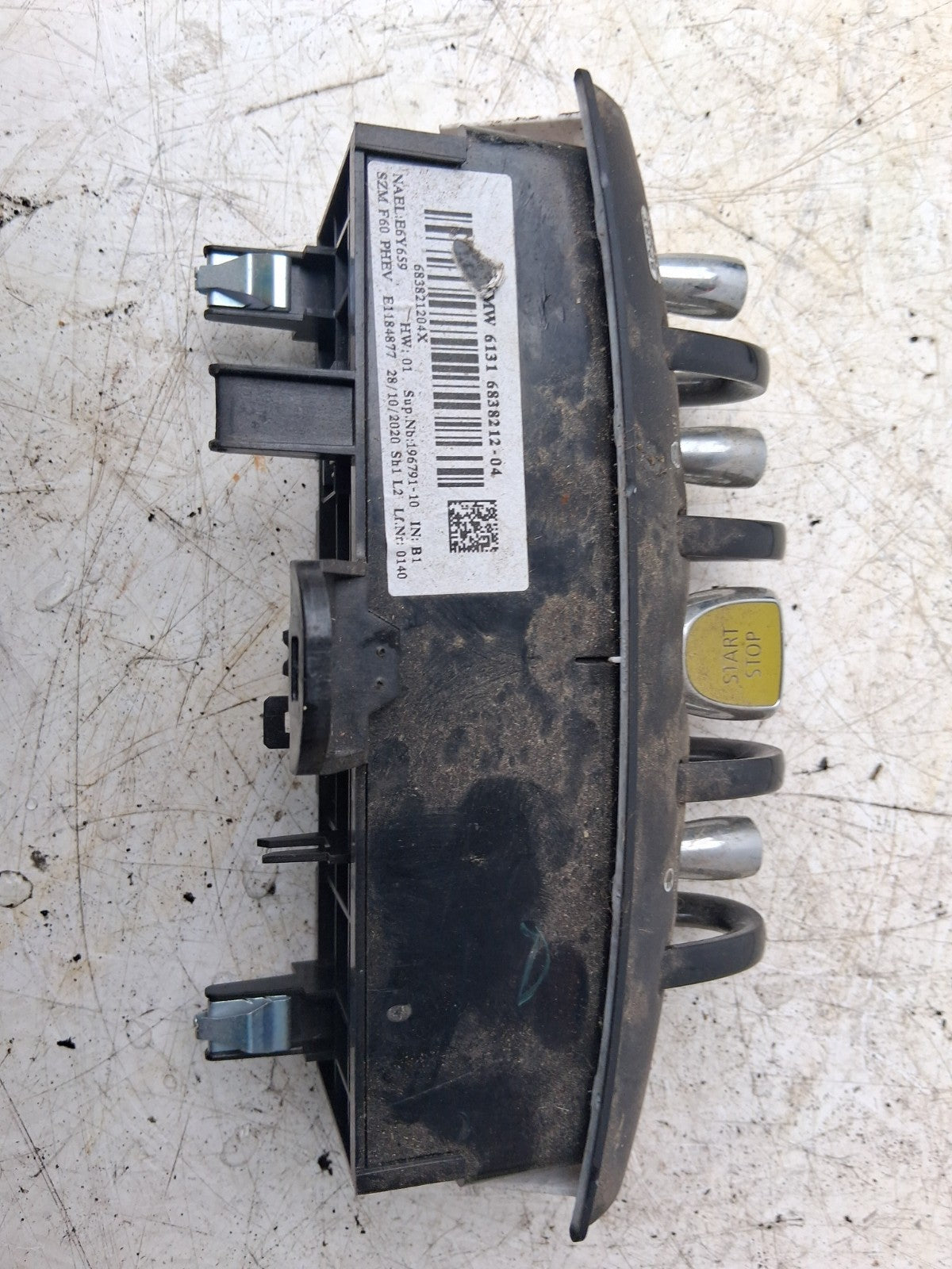 2021 BMW MINI COUNTRYMAN F60 START STOP SWITCH BUTTON PANEL 6838212