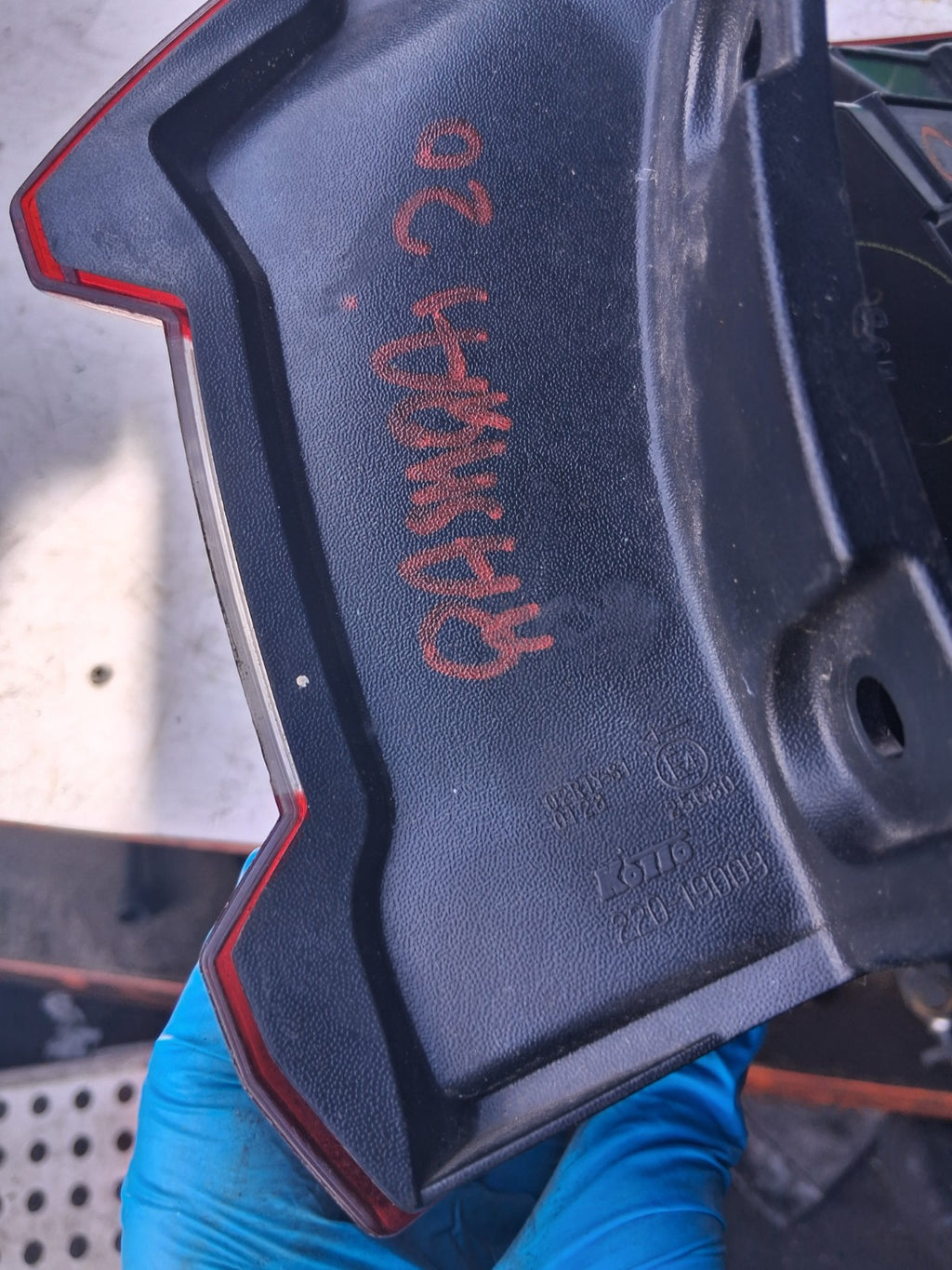 2014 NISSAN QASHQAI J11 NSR PASSENGER SIDE REAR LEFT TAIL LIGHT 22019009