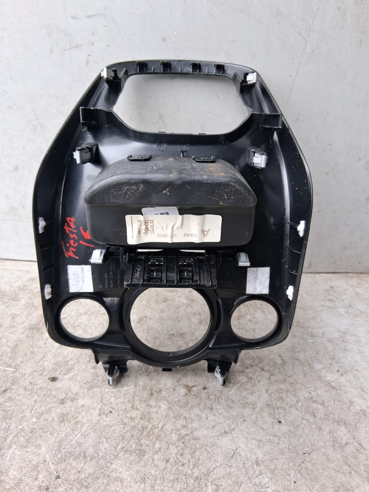 2016 FORD FIESTA MK7 HEATER CONTROL PANEL GEARSTICK SURROUND TRIM C1BB18D422FDW