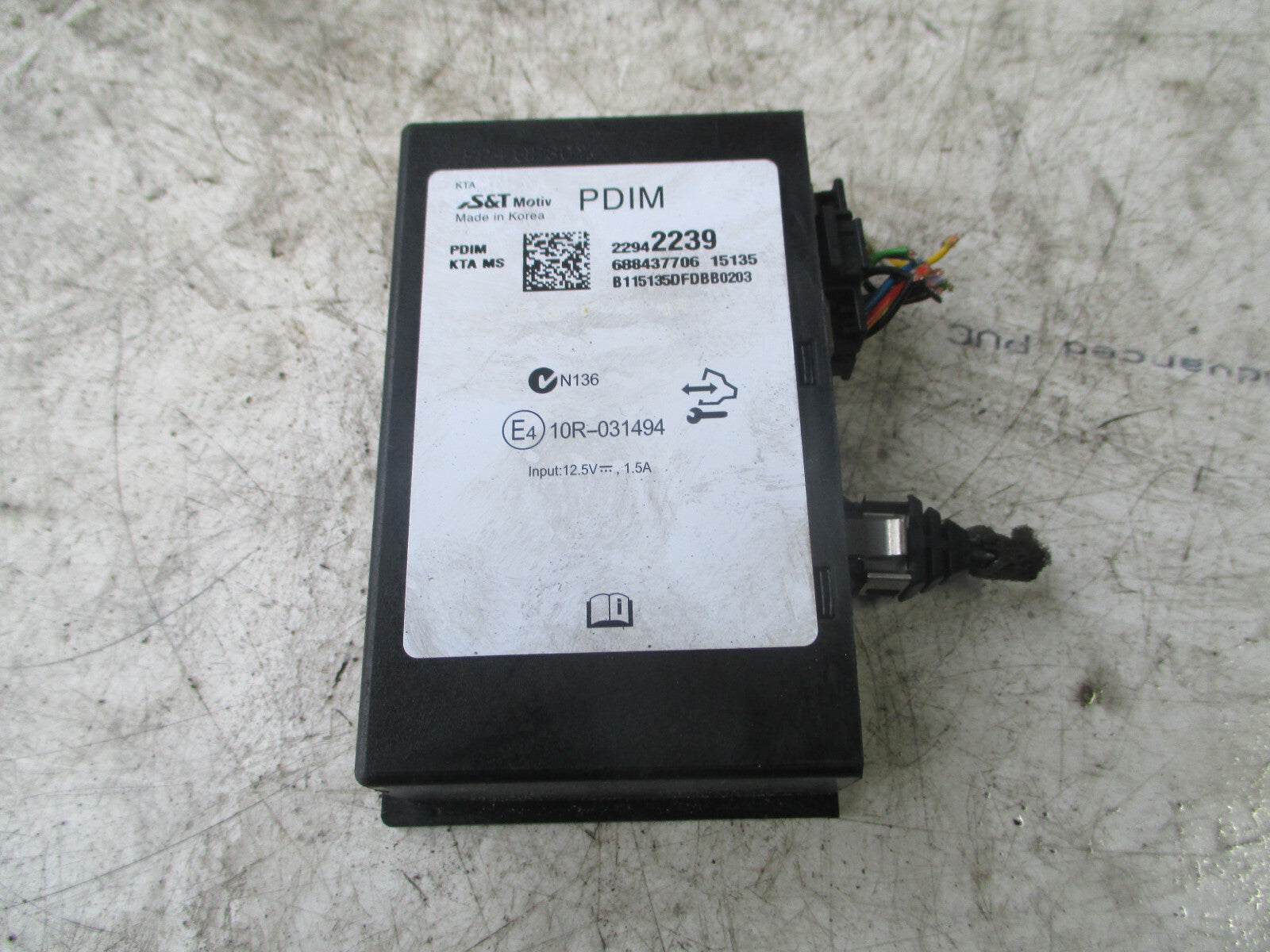 VAUXHALL ASTRA GTC 2016 AMPLIFIER ECU MODULE 22942239