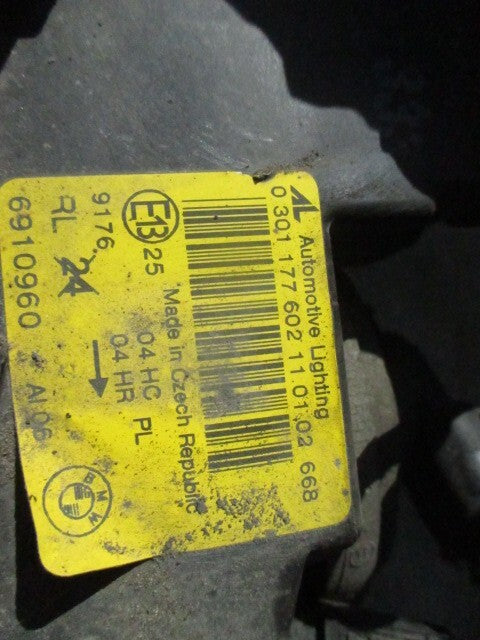 2002 BMW 3 SERIES SF SIDE FRONT HEADLIGHT 6910960