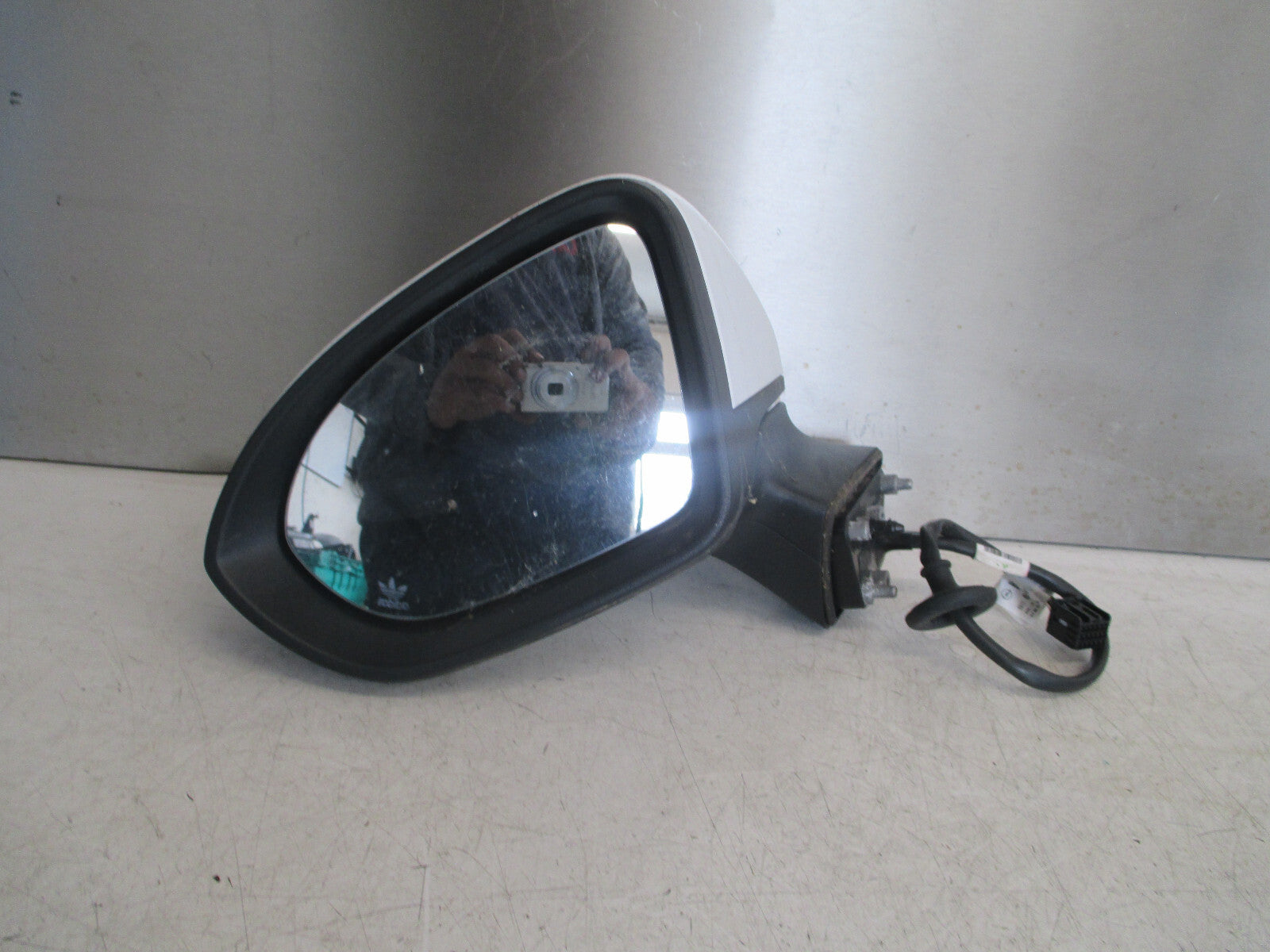 VAUXHALL ASTRA K MK7 2020 NS PASSENGER SIDE ELECTRIC DOOR WING MIRROR WHITE Z40R
