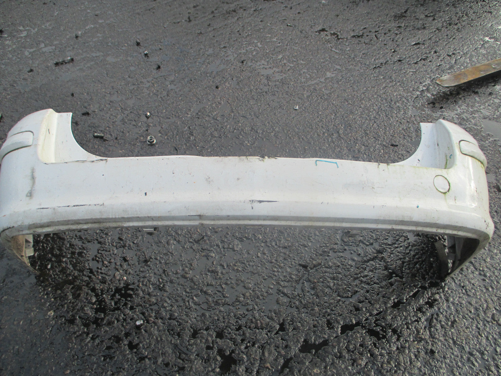 VAUXHALL ASTRA H 2012 VAN ESTATE REAR COMPLETE BUMPER WHITE