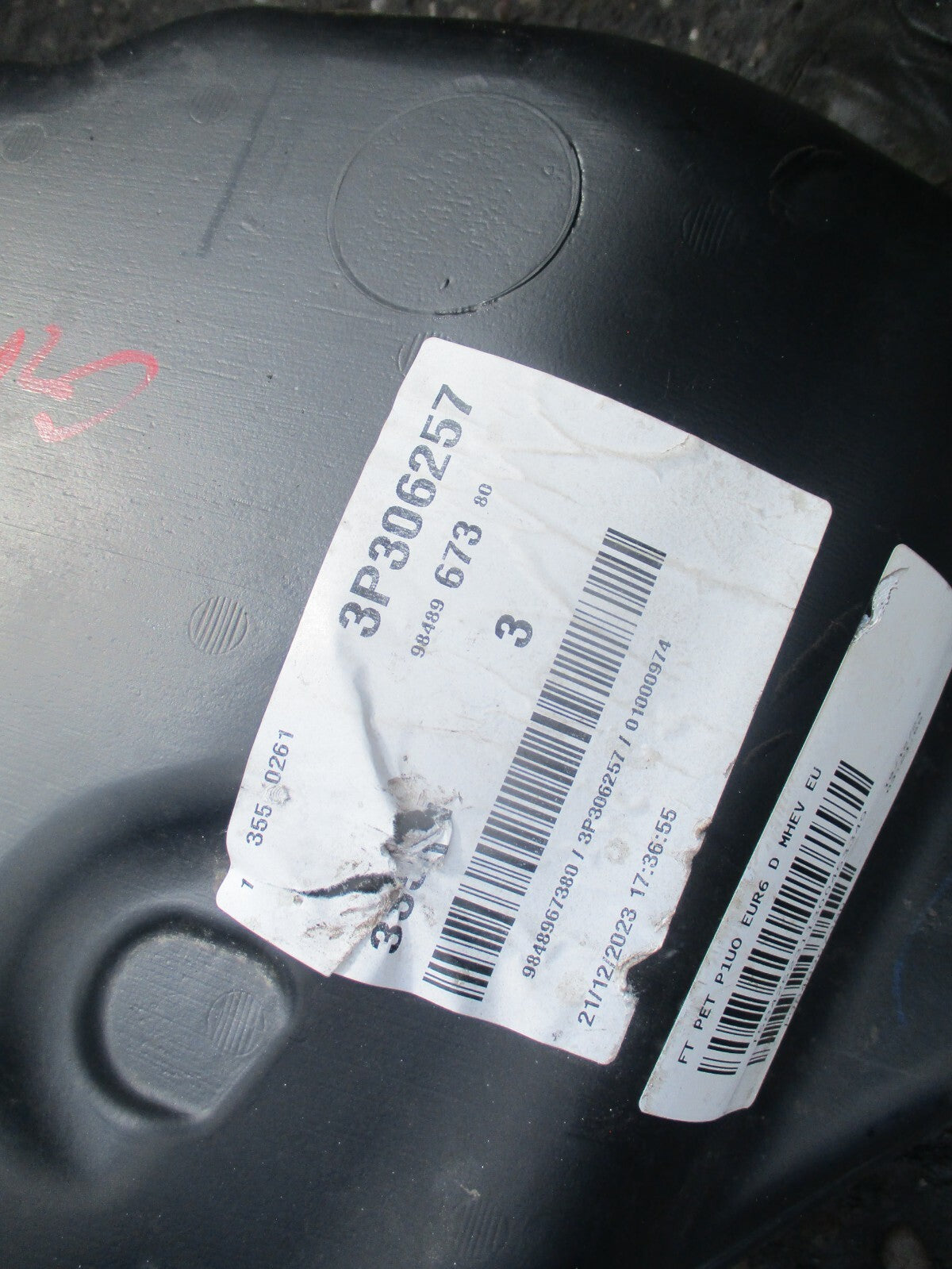 2023 VAUXHALL GRANDLAND 1.2 PETROL FUEL TANK 9848967380
