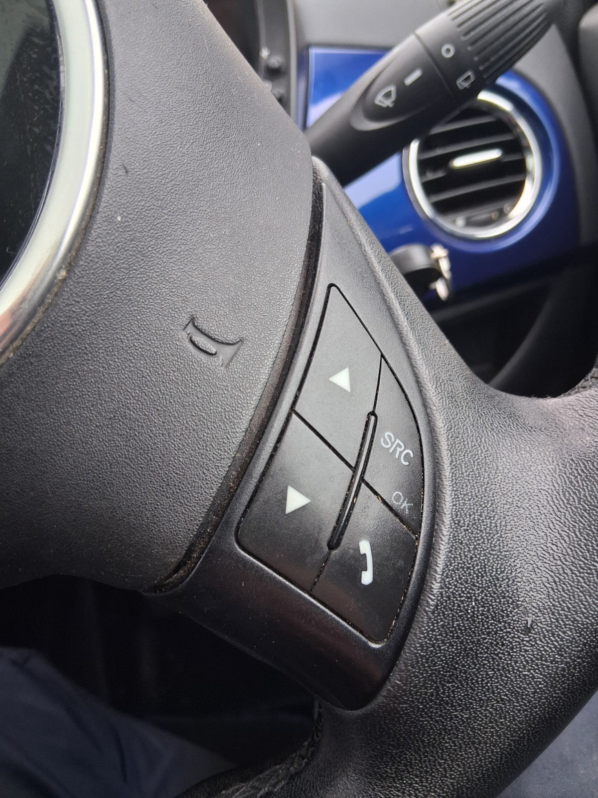 2010 FIAT 500 LOUNGE MK1 MULTIFUNCTIONAL STEERING WHEEL WITHOUT AIRBAG