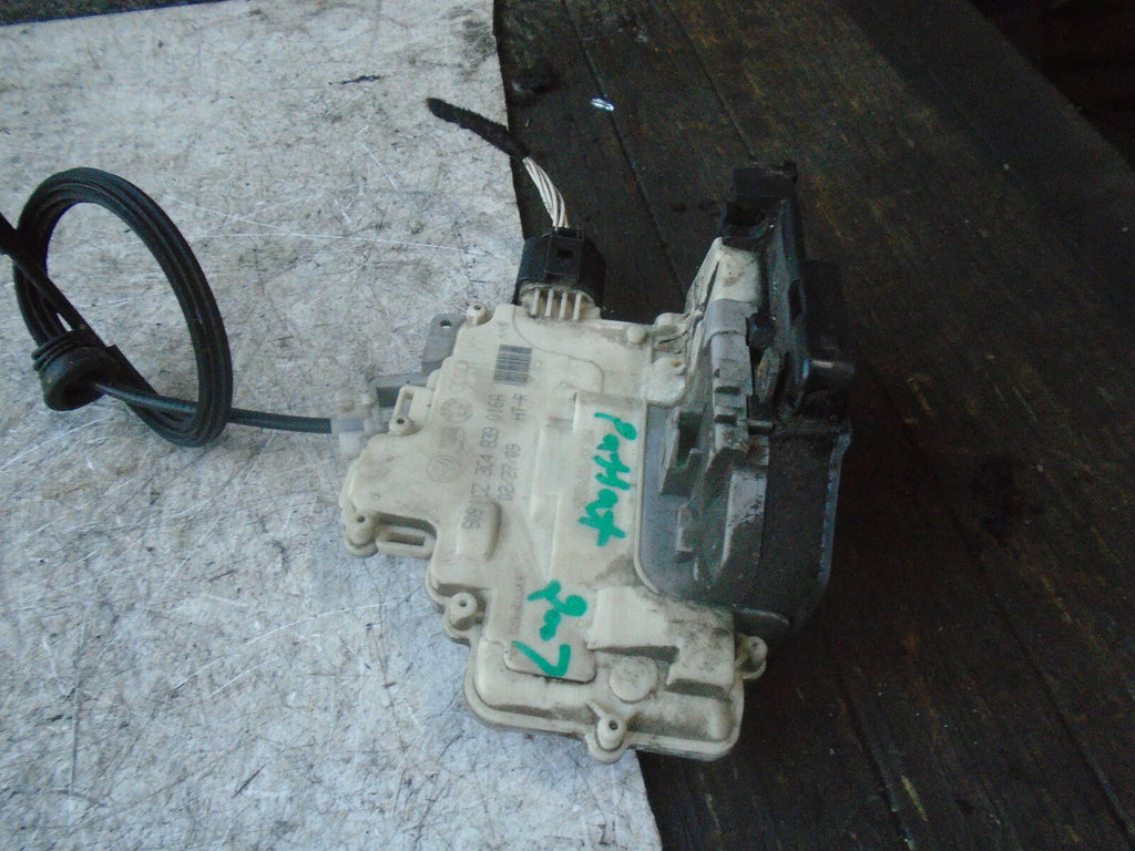 VW VOLKSWAGEN PASSAT 2007 B6 OSR DRIVER SIDE REAR DOOR LOCK MECHANISM 3C4839016A