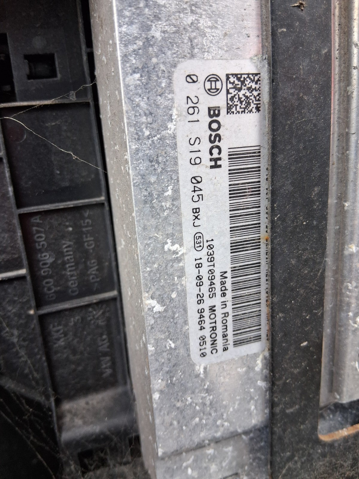 2019 SKODA FABIA MK3 NJ 1.0 PETROL ECU ENGINE CONTROL UNIT 0261S19045