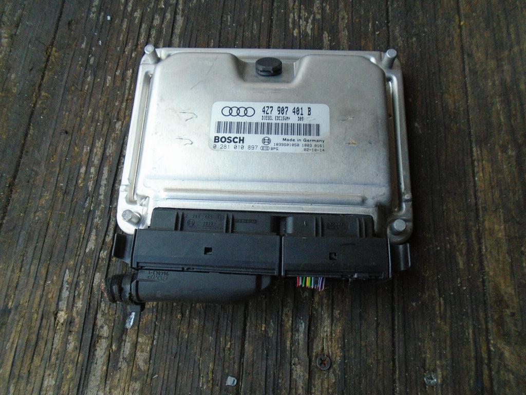 AUDI A6 ALLROAD 2002 2.5 DIESEL ECU ENGINE CONTROL MODULE UNIT 4Z7907401B