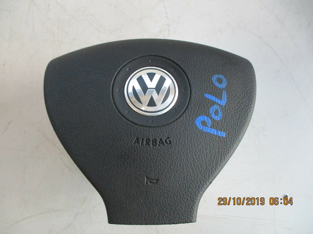 VW VOLKSWAGEN POLO 2005 DRIVING STEERING WHEEL AIRBAG UNIT 6Q0880201AC