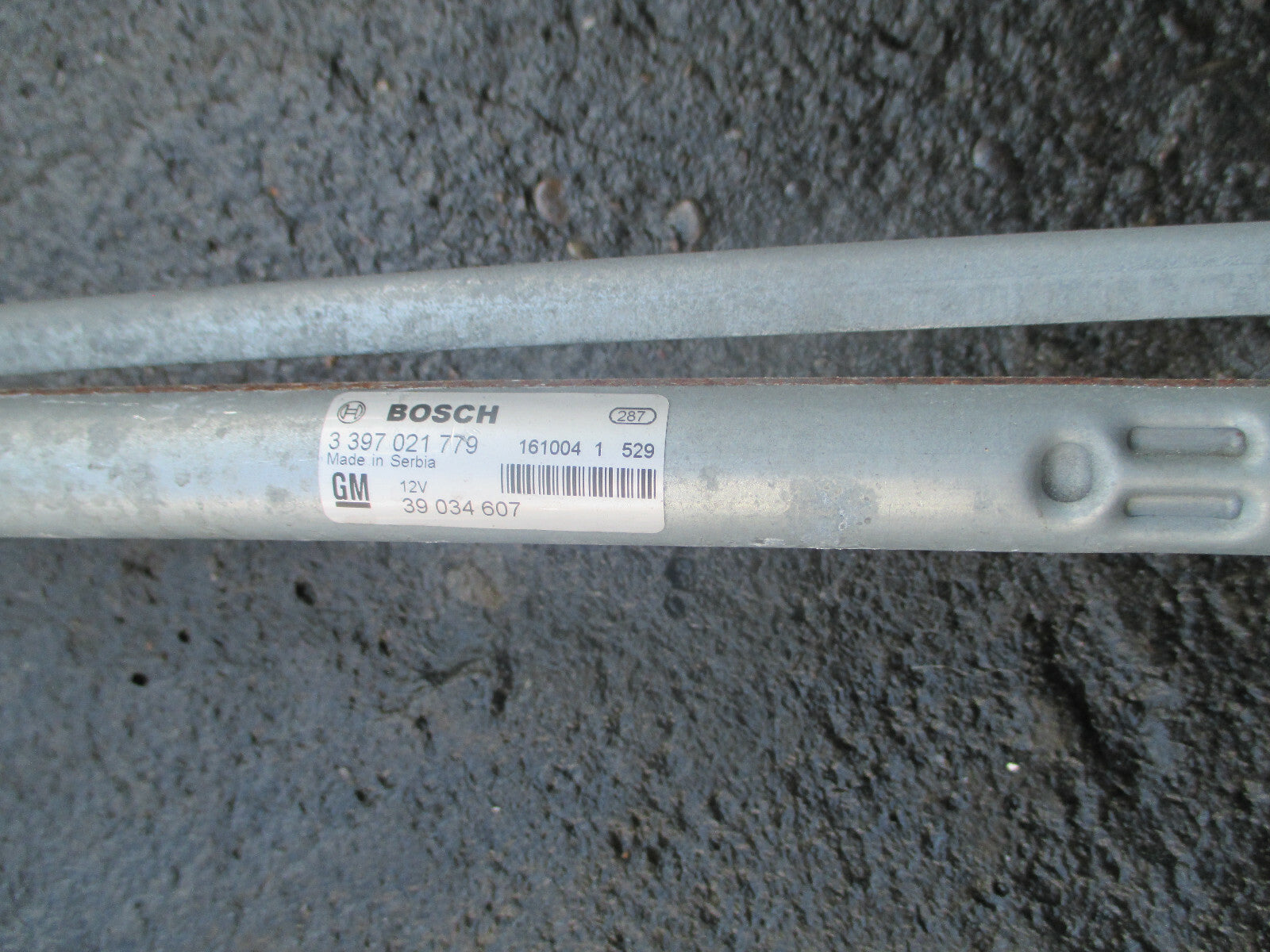 VAUXHALL ASTRA K MK7 2018 FRONT WINDSCREEN WIPER MOTOR LINKAGES