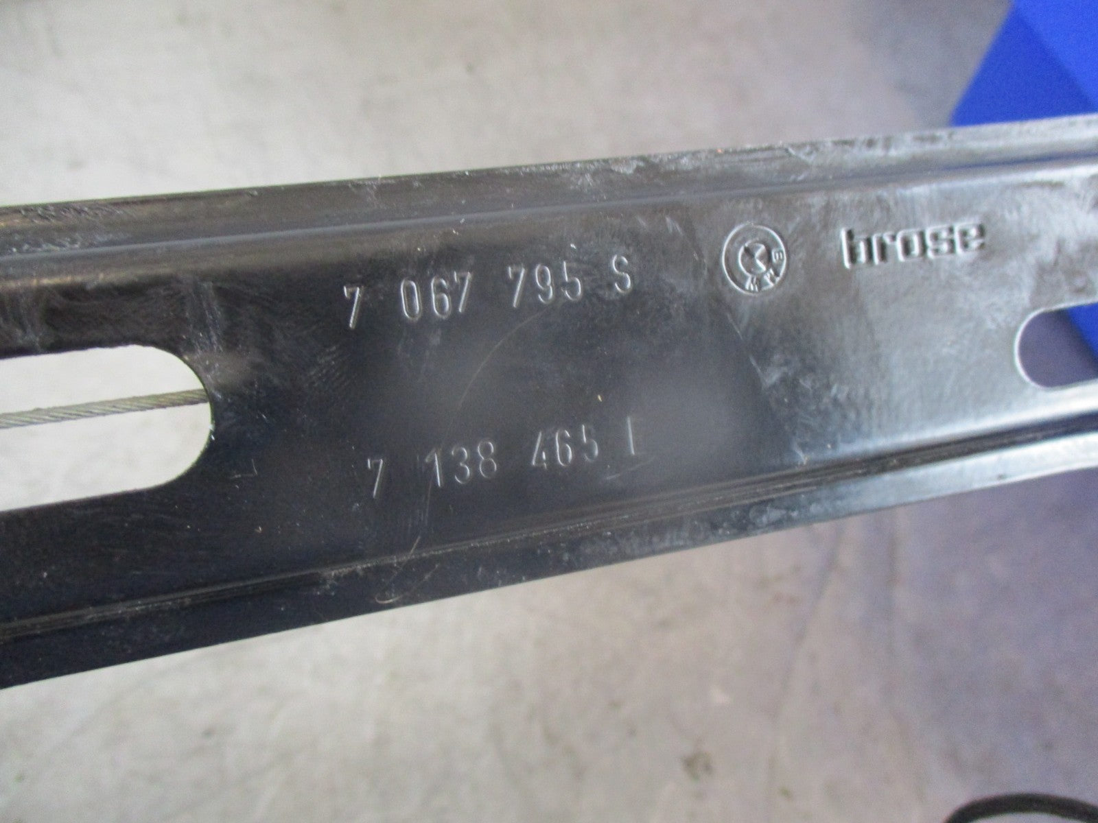 2005 BMW 1 SERIES 118D E87 NSF PASSENGER SIDE FRONT WINDOW REGULATOR 6927027