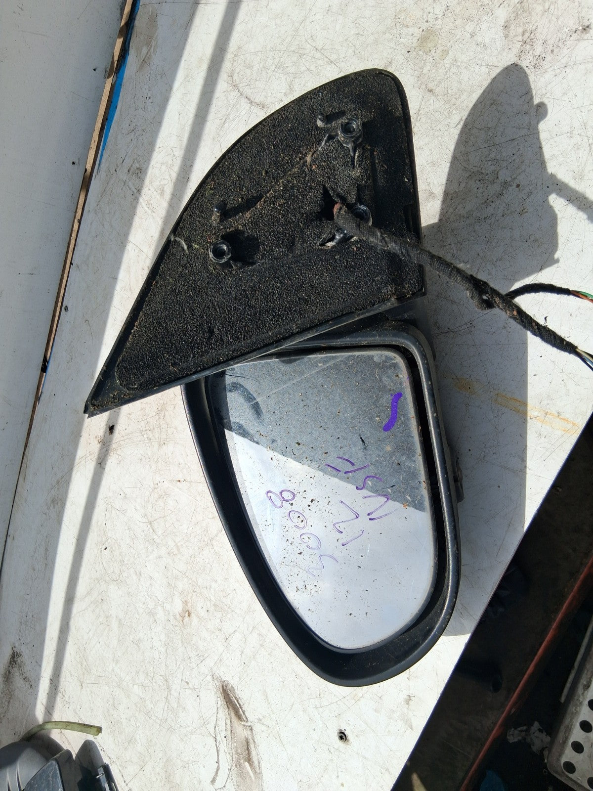 2012 PEUGEOT 3008 MK1 NSF PASSENGER SIDE FRONT LEFT WING MIRROR NO COVER