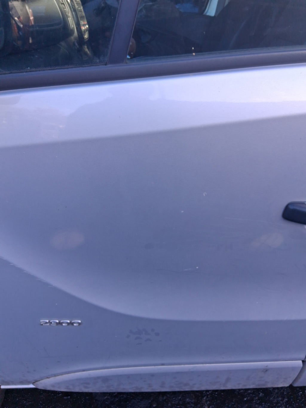 2017 VAUXHALL VIVARO MK2 NSF PASSENGER SIDE FRONT LEFT BARE DOOR SILVER L193