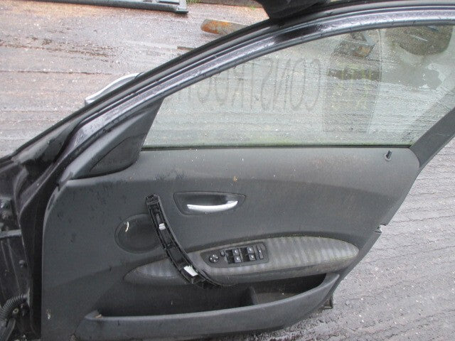 2007 BMW 1 SERIES E87 OSF DRIVER SIDE FRONT BARE DOOR GREY