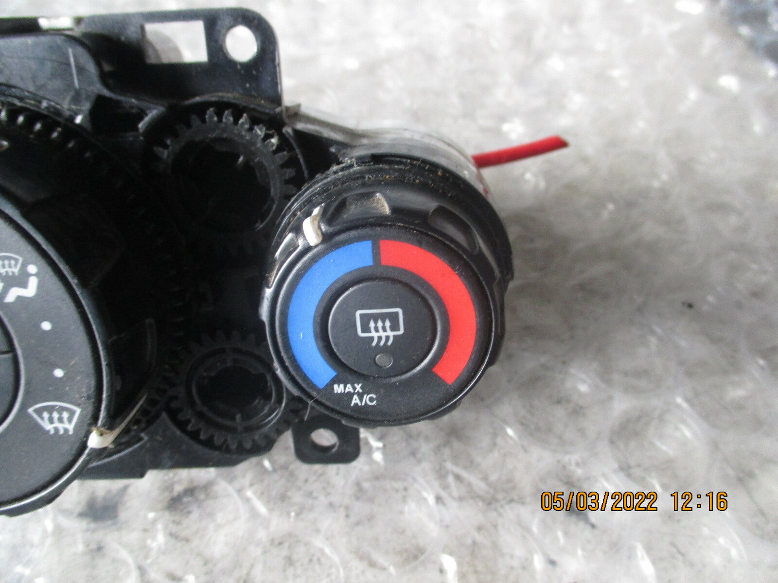 FORD FIESTA 2011 MK7 HEATER CLIMATE CONTROL AC SWITCHES PANEL 8A6118549