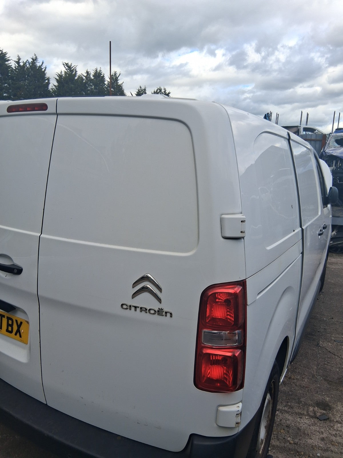 2019 CITROEN DISPATCH VIVARO MK3 OSR DRIVER SIDE REAR COMPLETE DOOR WHITE EWP