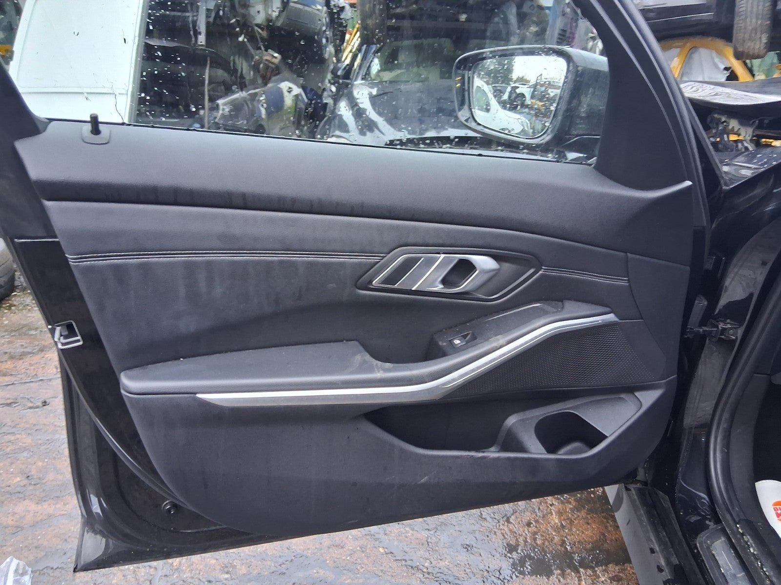 2019 BMW 3 SERIES G20 NSF PASSENGER SIDE FRONT BLACK DOOR CARD PANEL