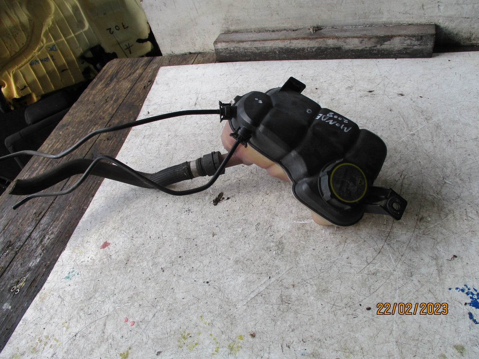 FORD MONDEO MK4 2008 COOLANT RESERVOIR OVERFLOW TANK