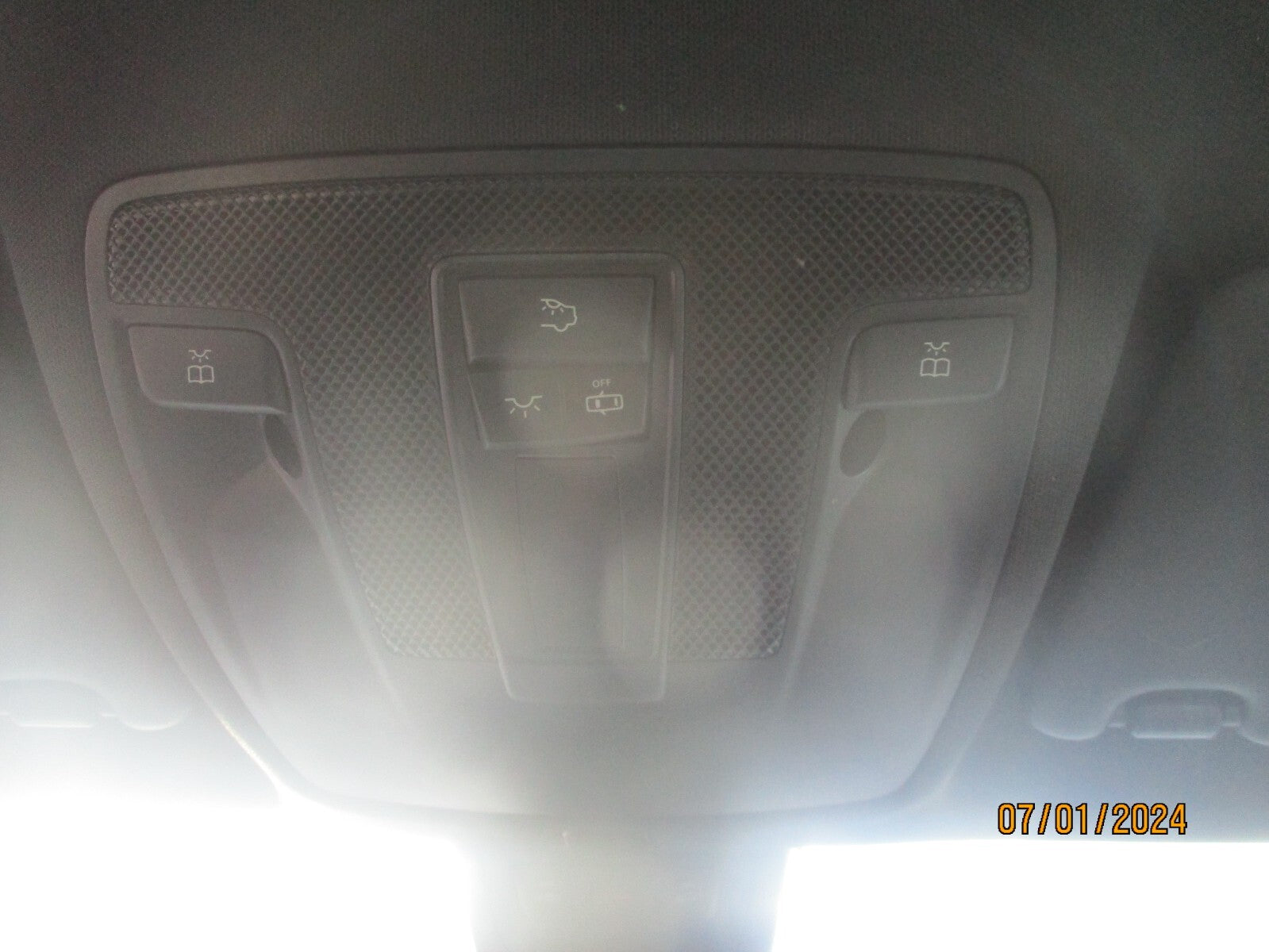 MERCEDES BENZ CLA 2016 C117 FRONT INTERIOR ROOF READING LIGHT