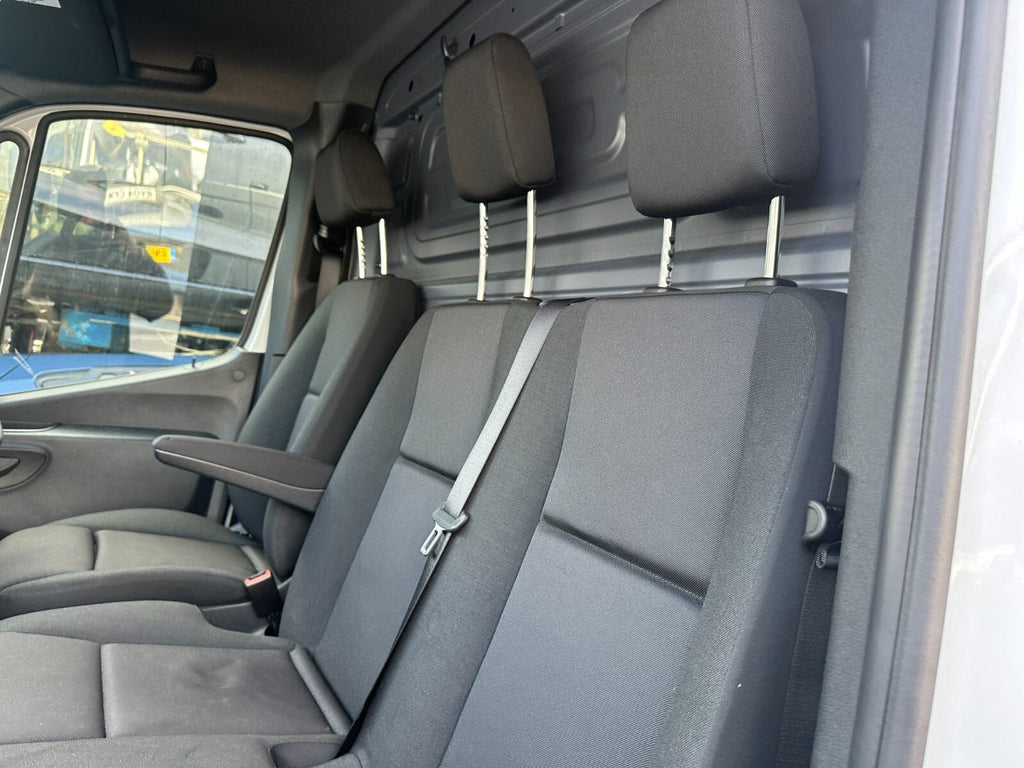 2024 MERCEDES SPRINTER W907 NS PASSENGER SIDE TWIN DOUBLE SEAT SET WITH BASE