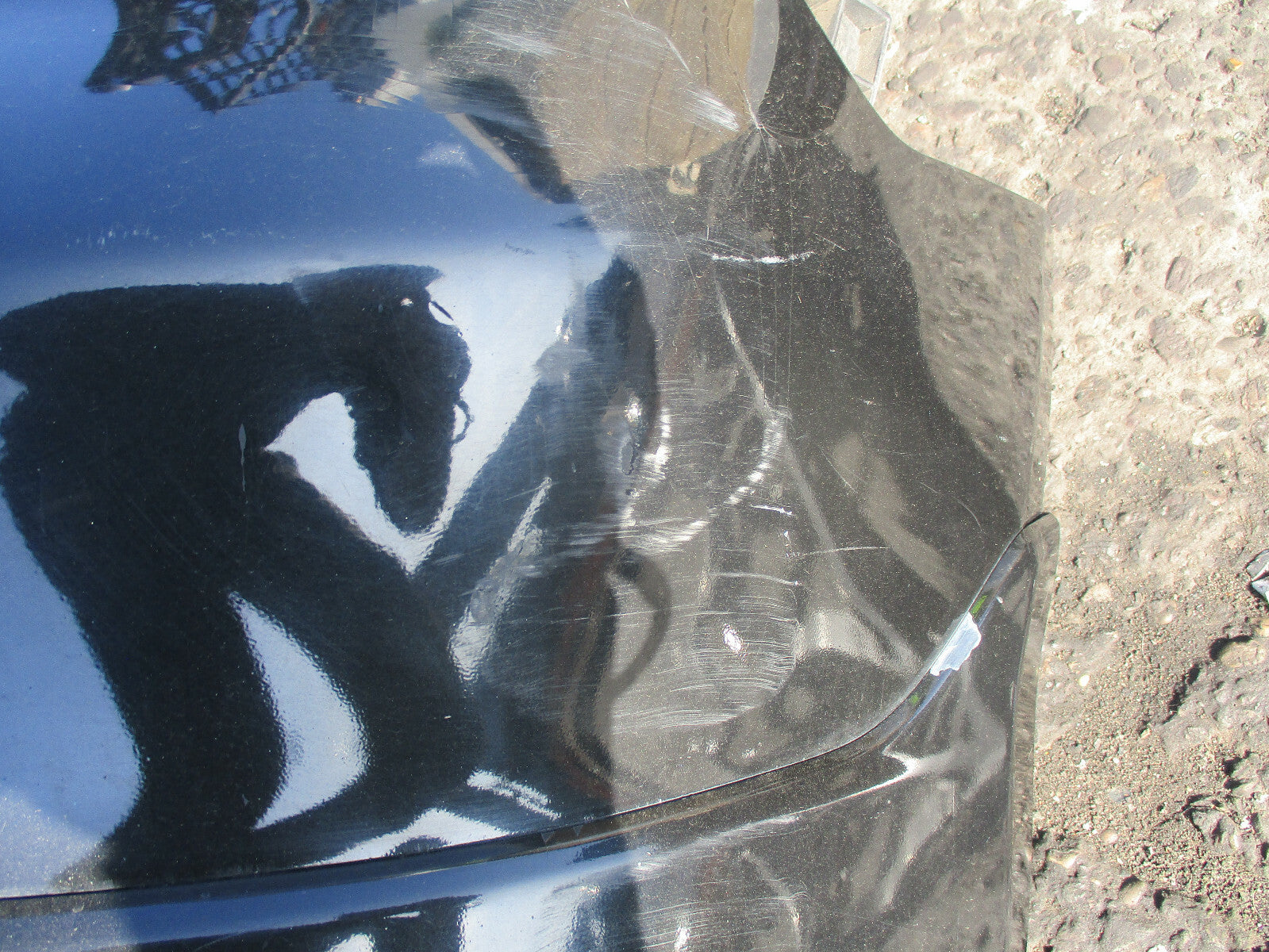HONDA CIVIC MK7 2005 REAR BUMPER COMPLETE BLACK
