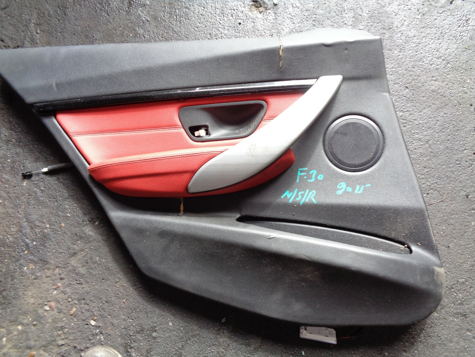 BMW 3 SERIES F30 2015 2.0 DIESEL NEAR PASSENGER SIDE REAR DOOR CARD