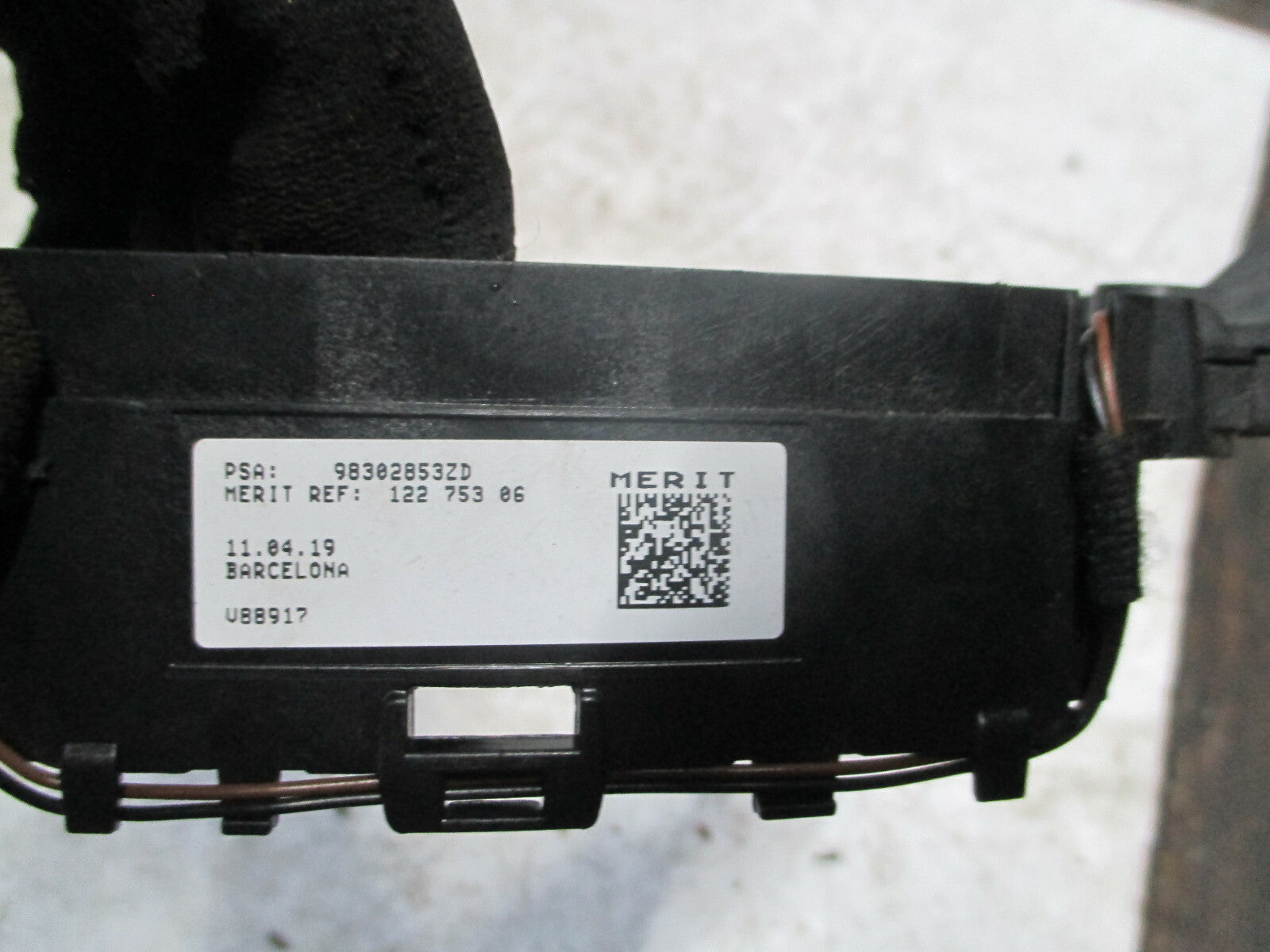CITROEN C5 AIRCROSS 2019 STEERING WHEEL GEAR SHIFT SWITCH 98302853ZD