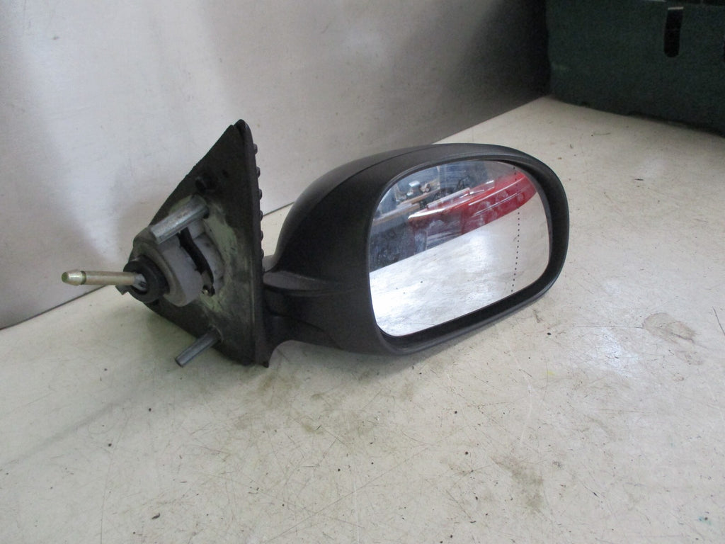 PEUGEOT 406 2001 OS DRIVER SIDE MANUAL WING MIRROR BLACK