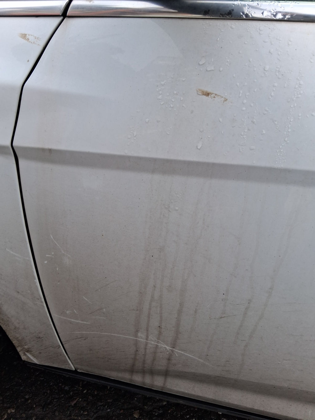 2013 FORD FOCUS MK3 HATCHBACK NSF PASSENGER SIDE FRONT LEFT BARE DOOR WHITE Z2