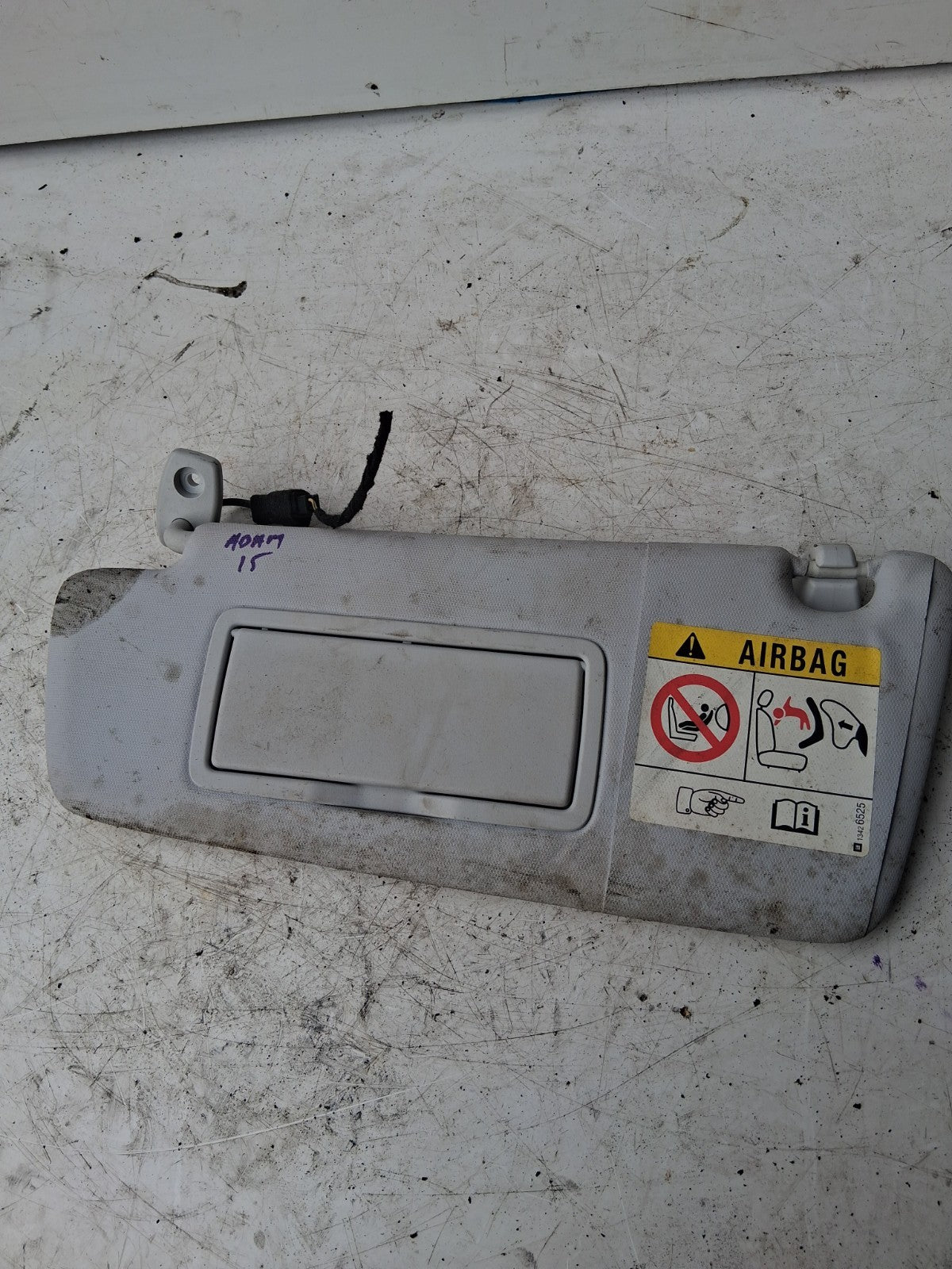 2015 VAUXHALL ADAM SUN VISOR