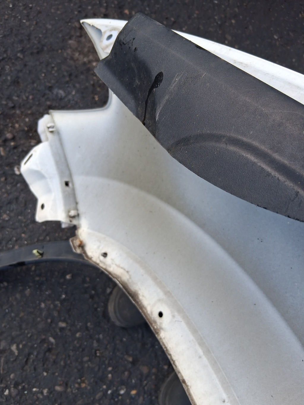 2013 NISSAN QASHQAI J10 OSF DRIVER SIDE FRONT WING PANEL WHITE
