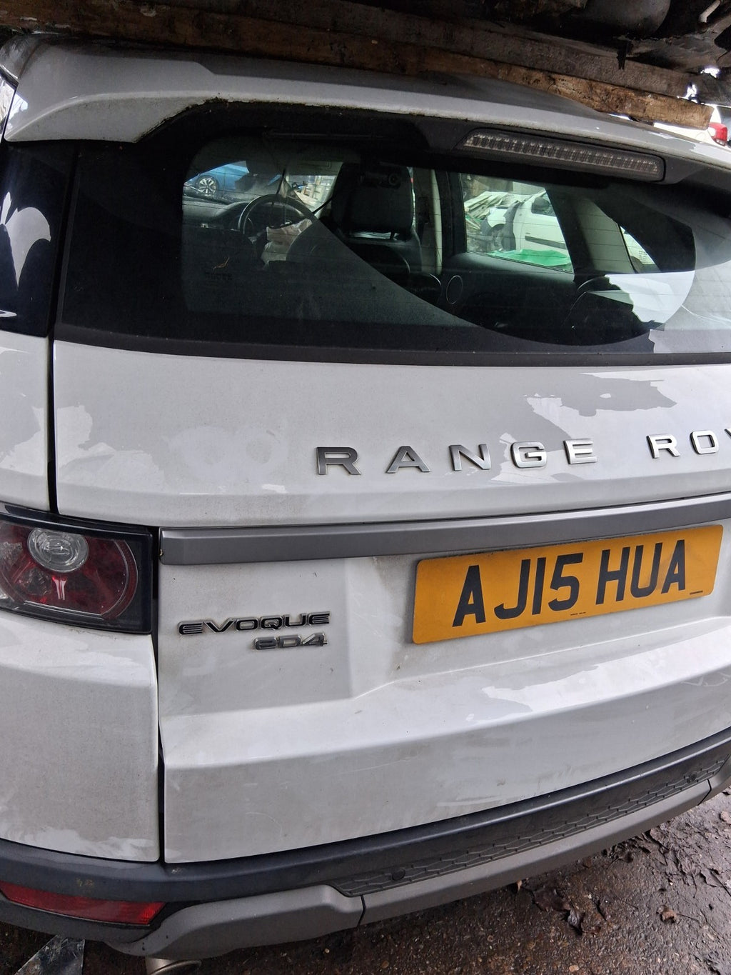 2015 RANGE ROVER EVOQUE L538 COMPLETE REAR TAILGATE BOOTLID WHITE