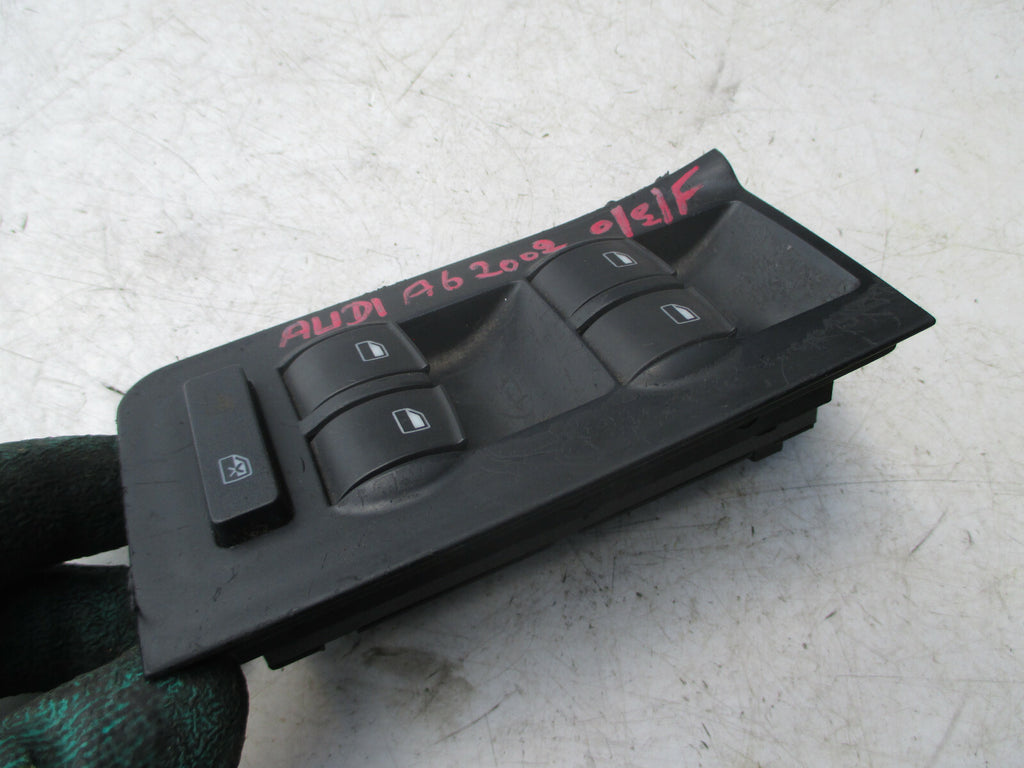 AUDI A6 2002 OSF DRIVER FRONT WINDOW LOCK CONTROL SWITCH 4B2959522 4B0959851B