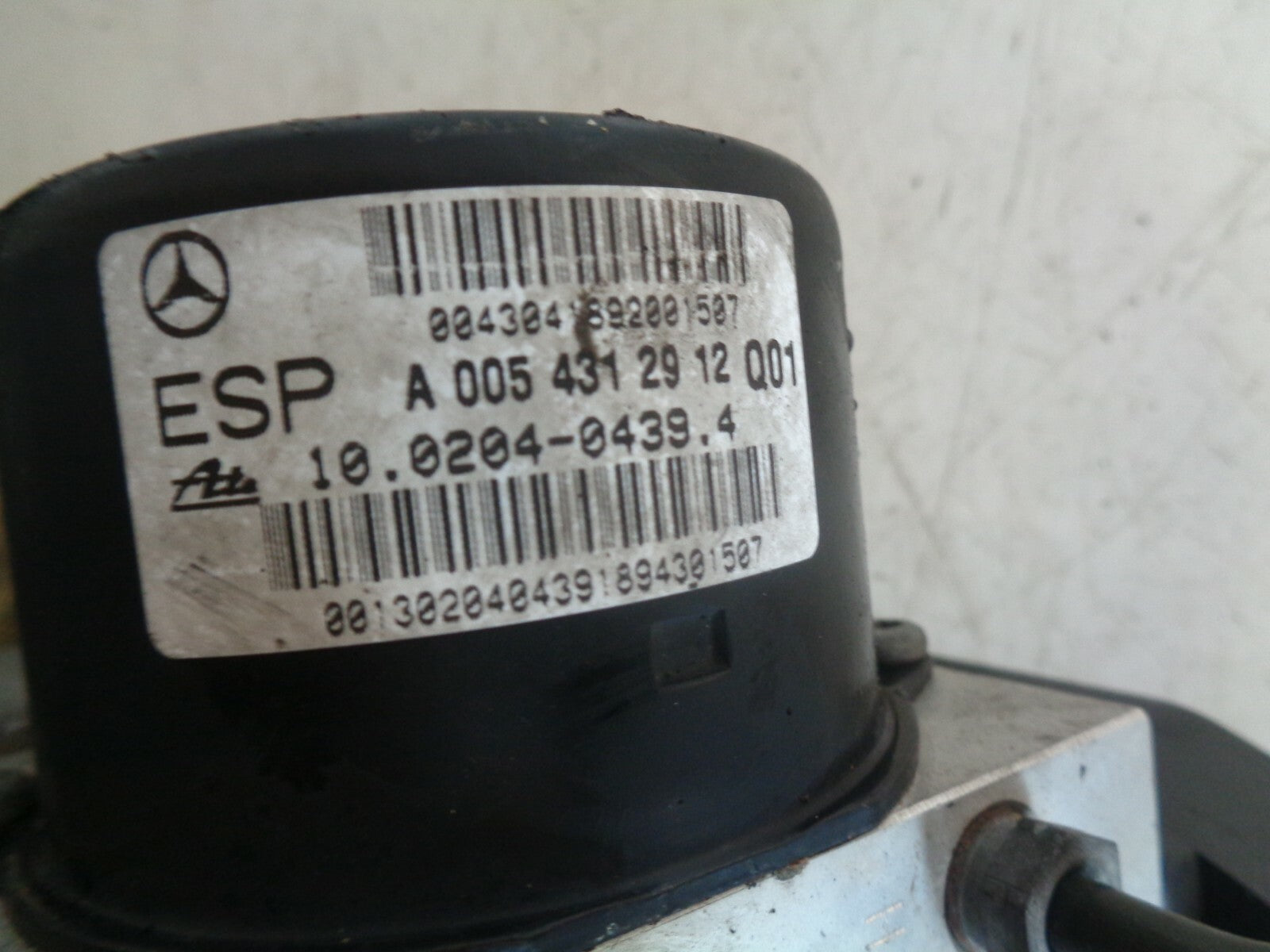 MERCEDES BENZ C CLASS 2005 W203 ESTATE ABS PUMP CONTROL MODULE A0345457732