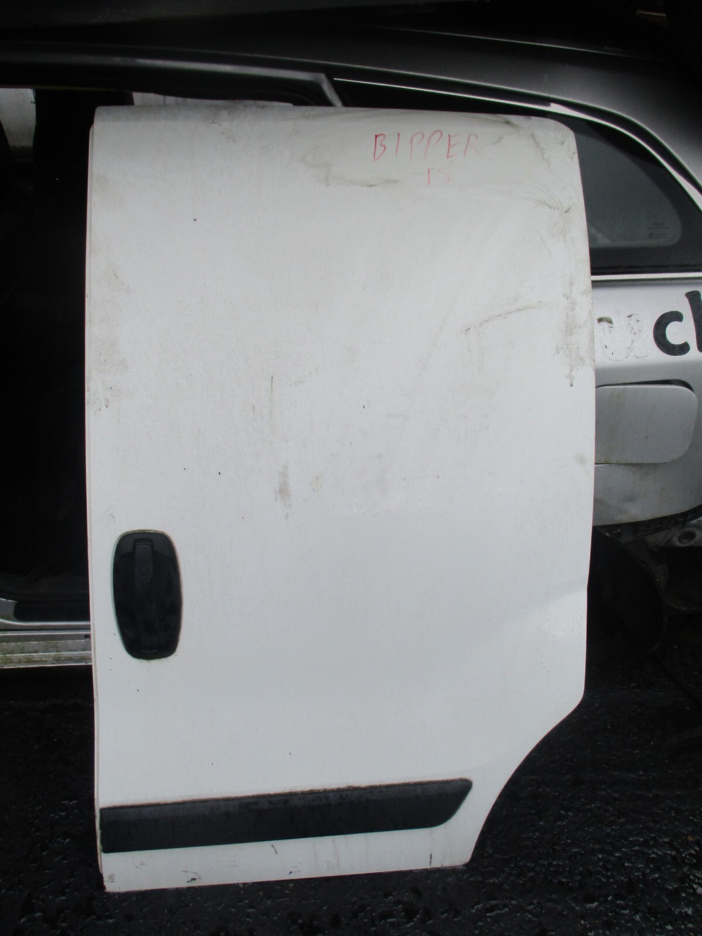 PEUGEOT BIPPER 2015 NSR PASSENGER SIDE SLIDING LOADING DOOR WHITE