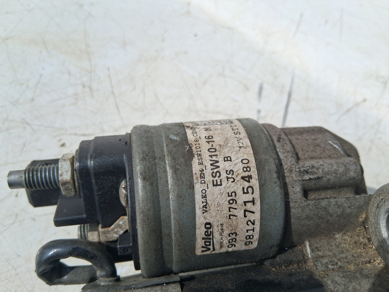 2021 PEUGEOT 208 1.2 PETROL STARTER MOTOR 9812715480
