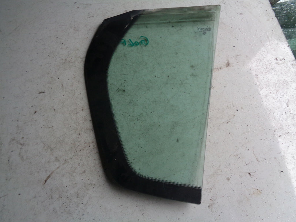 VW VOLKSWAGEN MK5 DRIVER SIDE OFFSIDE REAR QUARTER GLASS