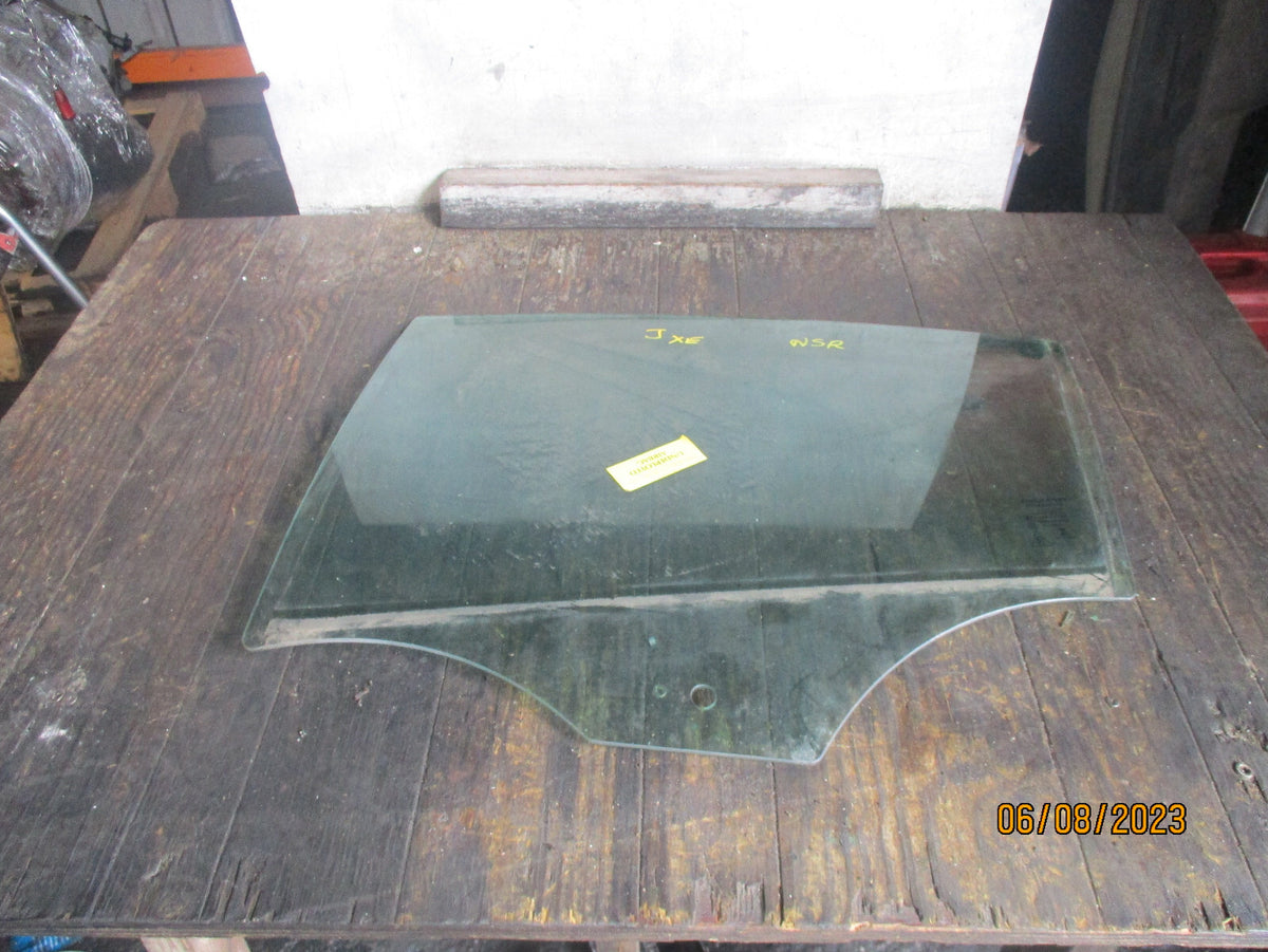 JAGUAR XE 2017 NSR PASSENGER SIDE REAR WINDOW GLASS