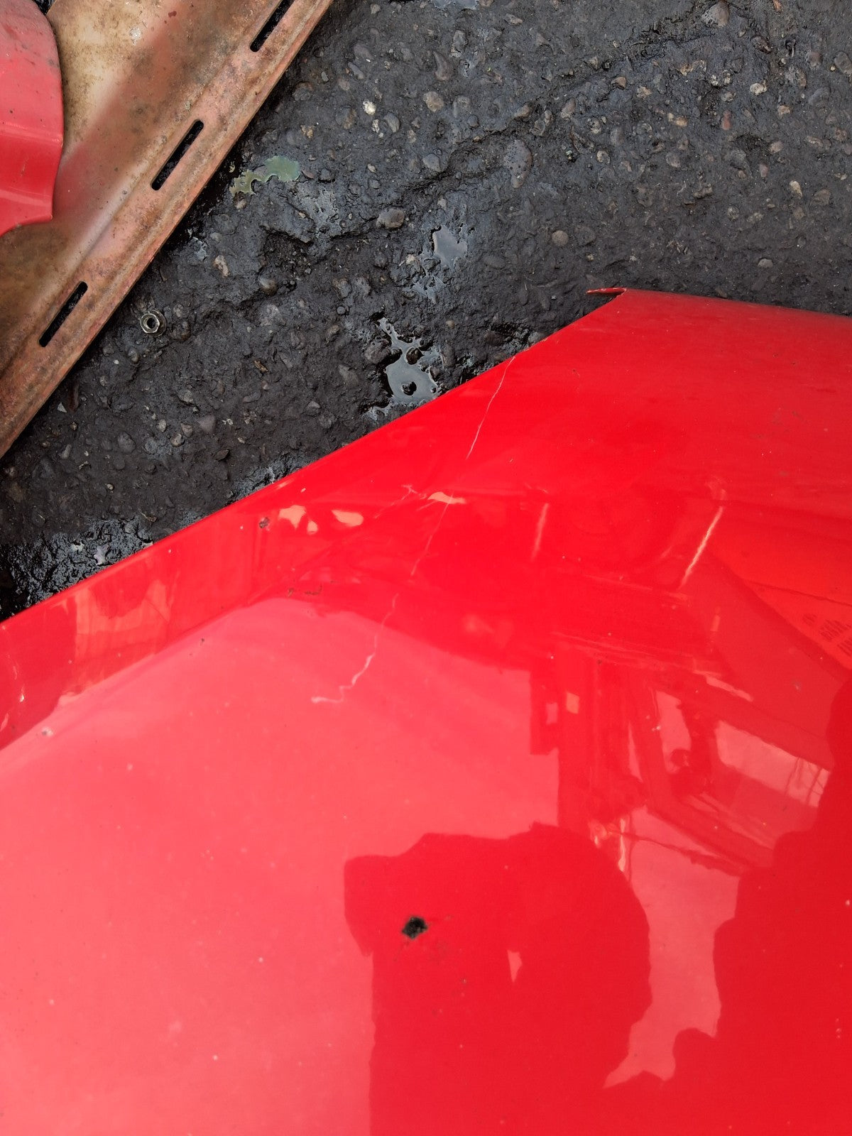 2008 CITROEN C1 MK1 3 DOOR FRONT BONNET HOOD PANEL RED