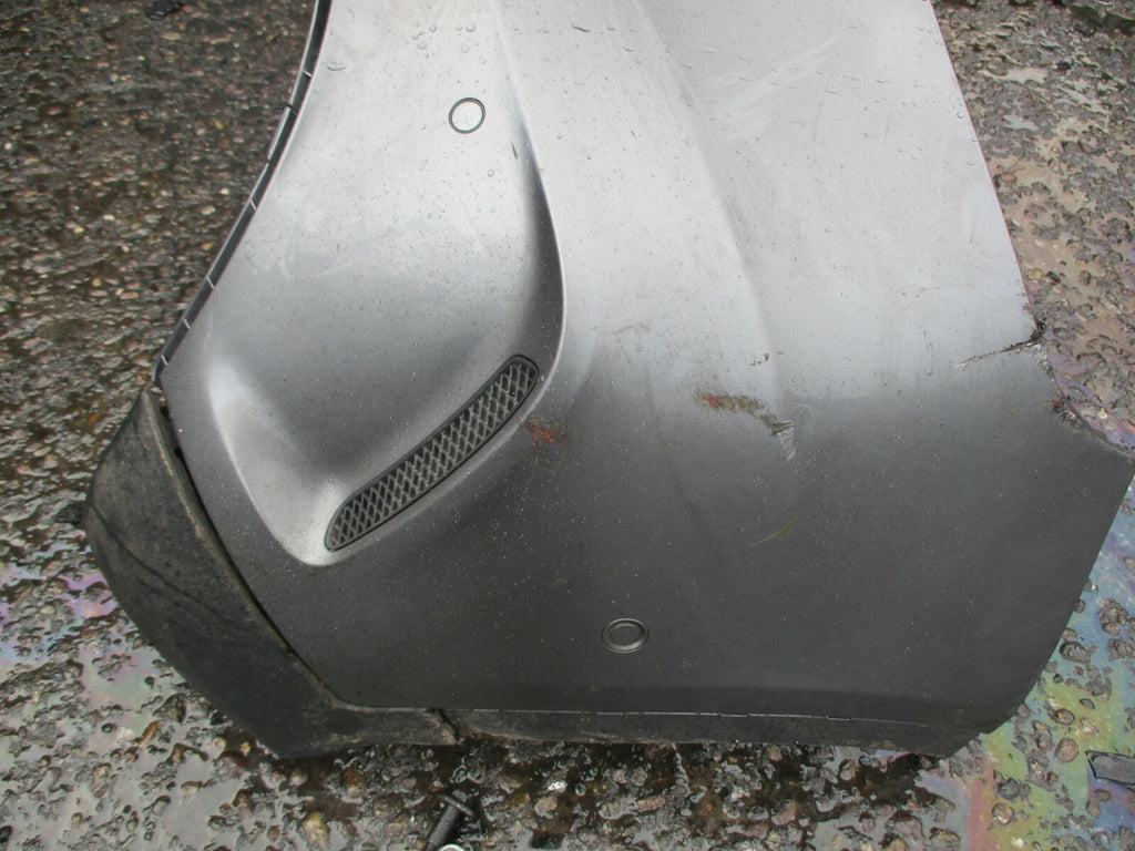 MERCEDES GLA 2014 REAR UPPER MAIN PLASTIC BUMPER & TRIM IN GREY SILVER SCRATCHED