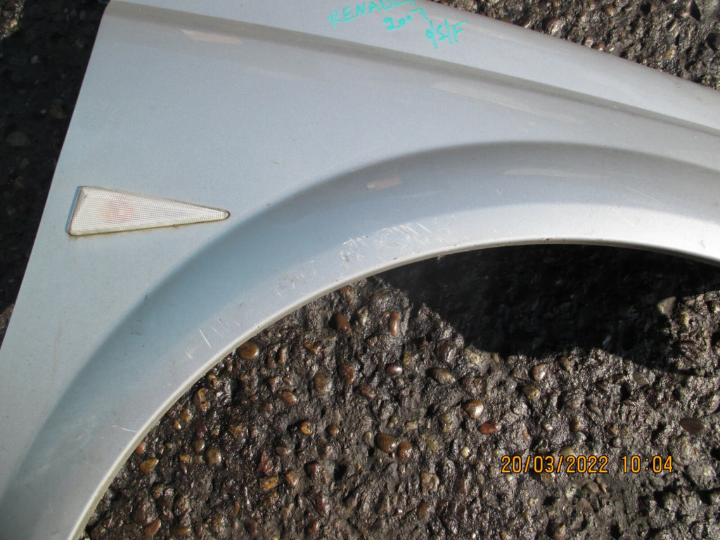 RENAULT MEGANE 2007 MK2 OSF FRONT DRIVER SIDE WING PANEL GREY