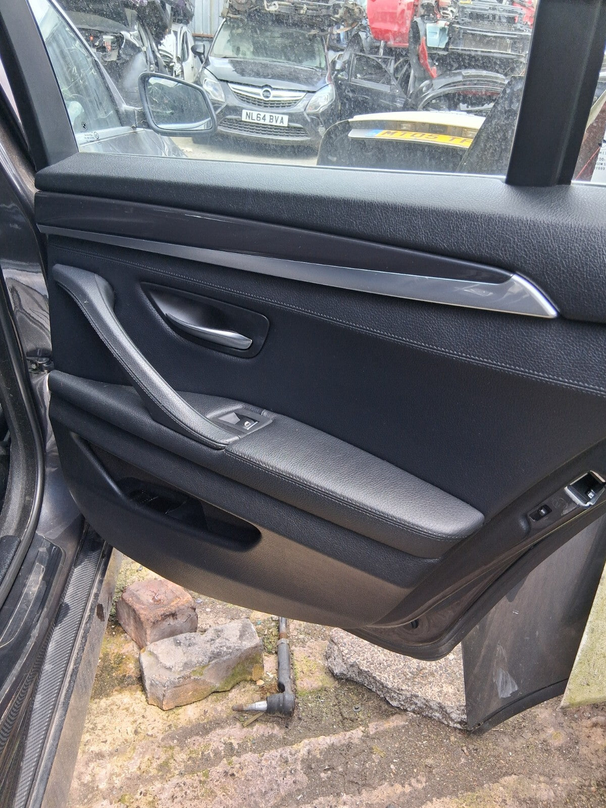 2012 BMW 5 SERIES F10 OSR DRIVER SIDE REAR RIGHT COMPLETE DOOR SOPHISTO GREY II