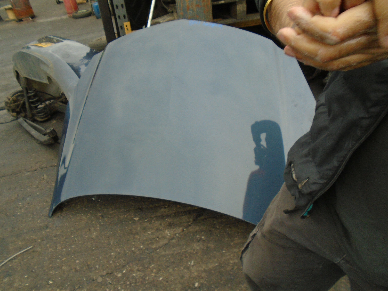 VAUXHALL INSIGNIA A 2011 FRONT COMPLETE BONNET HOOD BLUE GREY
