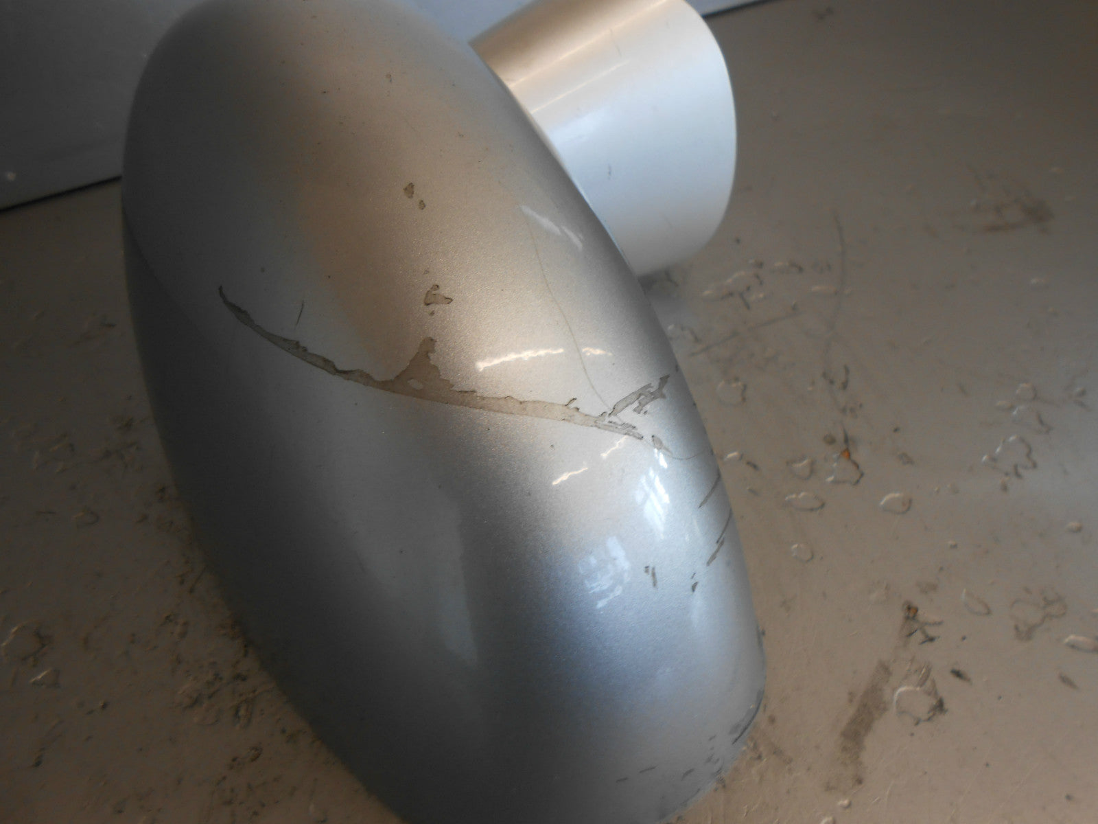 AUDI TT 8N 2001 OS DRIVER SIDE ELECTRIC DOOR WING MIRROR SILVER LY7W