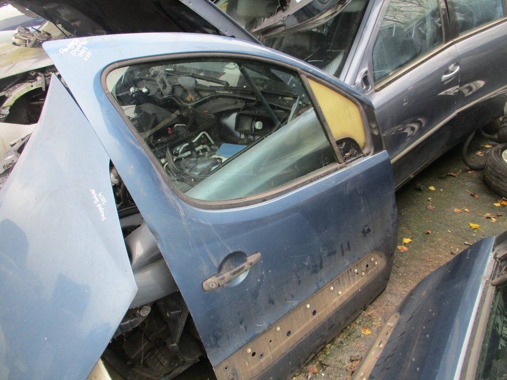 2009 PEUGEOT PARTNER MK2 OSF DRIVER SIDE FRONT BARE DOOR BLUE
